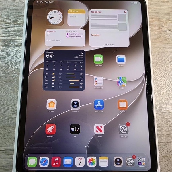 Apple iPad Pro 11 inch (M5) 2025 - Wi-Fi, 256 GB, Space Black, Apple M5 9-Core, A3357, Standard Glass