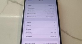 Good
													Apple iPhone 13 Pro Max - T-Mobile, Silver, 128 GB, A2484, photo 1 of 7
