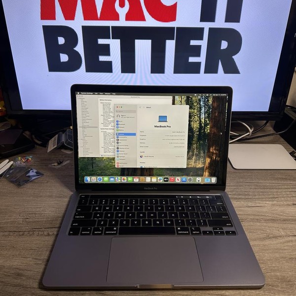 MacBook Pro 2020 - 13 inch - 512 GB, Gray, 8 GB, Intel Core i5