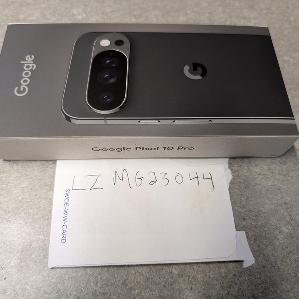 Google Pixel 10 Pro - Unlocked, 128 GB, Obsidian, G4QUR