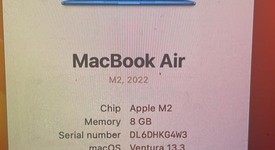 Good
													MacBook Air 2022 - 13" - Apple M2, Midnight, 256 GB, 8 GB, photo 3 of 6