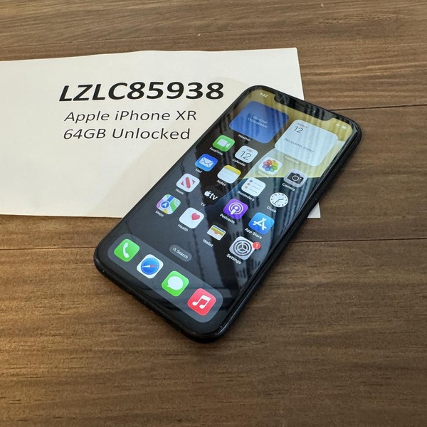 Apple iPhone Xr - Unlocked, 64 GB, Black, A1984