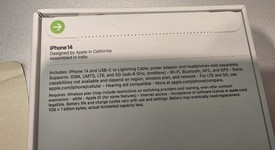 New
													Apple iPhone 14 - Unlocked, Midnight, 128 GB, A2649, photo 3 of 4