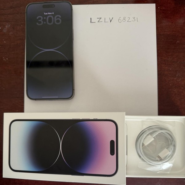 Apple iPhone 14 Pro Max - Unlocked, Purple, 128 GB, A2651