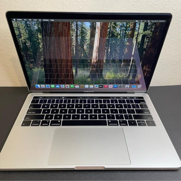 MacBook Pro 2018 (With Touch Bar) - 13 inch - 256 GB, Gray, 8 GB, Intel Core i5