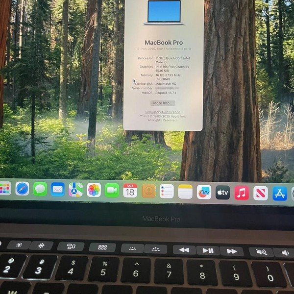 MacBook Pro 2020 - 13 inch - 512 GB, Gray, 16 GB, Intel Core i5