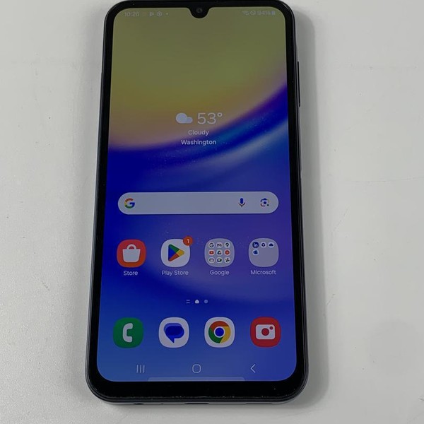 Samsung Galaxy A15 5G - TracFone, 128 GB, Black & Blue, 4 GB