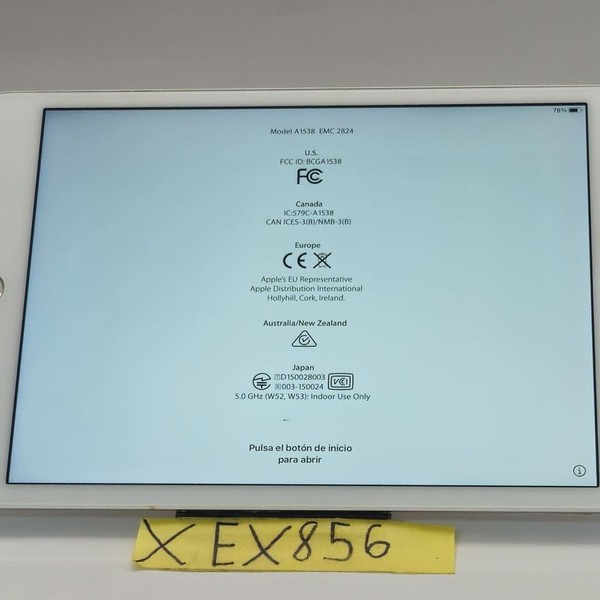 Apple iPad Mini 4 - Wi-Fi, 128 GB, Silver