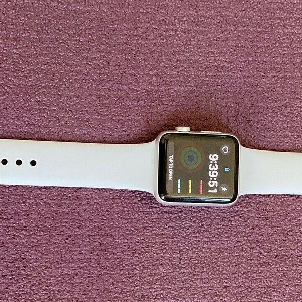 Apple Watch Series 3 42mm - Unlocked, Silver, A1861, Aluminum