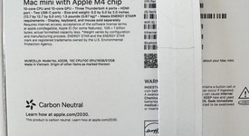 Mint
													Mac Mini 2024 - Apple M4, 512 GB, 16 GB, photo 1 of 16