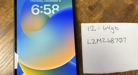 Good
													Apple iPhone 12 - Unlocked, Black, 64 GB, A2172, photo 1 of 7