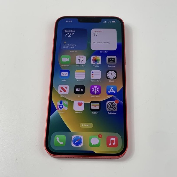 Apple iPhone 14 Plus - TracFone, 128 GB, Red, A2632