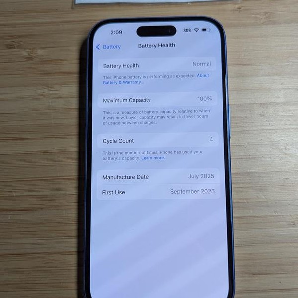 Apple iPhone 16 - Verizon, 128 GB, Ultramarine, A3081