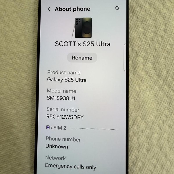 Samsung Galaxy S25 Ultra - Unlocked, 512 GB, Black, 12 GB, SM-S938U1