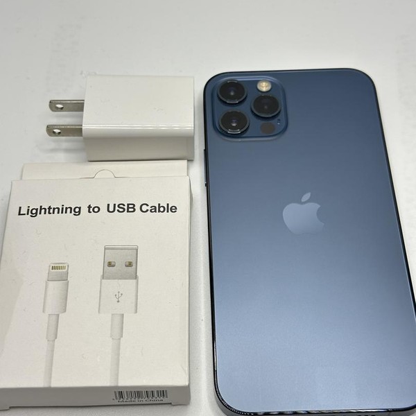 Apple iPhone 12 Pro - Unlocked, 128 GB, Pacific Blue, A2341