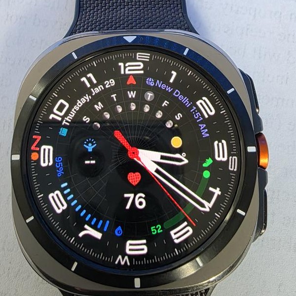 Samsung Galaxy Watch Ultra (2025) - Unlocked, Titanium Silver, SM-L705, 47mm