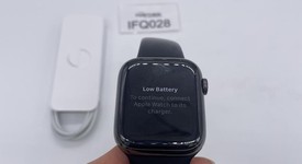 Good
													Apple Watch Series 7 45mm - Unlocked, Graphite, A2477 - Cellular, Stainless, photo 1 of 6