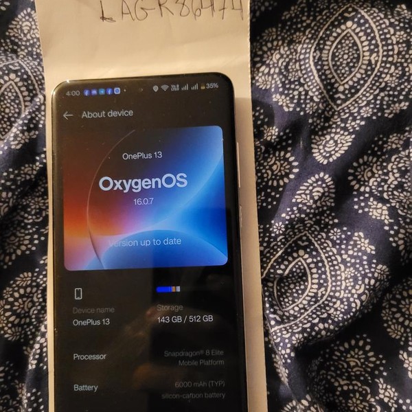 OnePlus 13 - Unlocked, 512 GB, Midnight Ocean, 16 GB