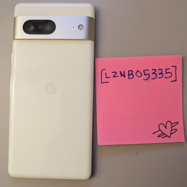 Google Pixel 7 - Unlocked, 128 GB, Lemongrass, 8 GB, GVU6C, Sub-6 5G