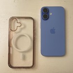 Good Apple iPhone 16 - Unlocked, 128 GB, Ultramarine, A3081