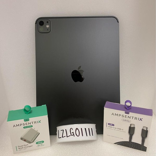 Apple iPad Pro 11 inch (M4) 2024 - Wi-Fi, 256 GB, Black, 8 GB, A2836, Standard Glass