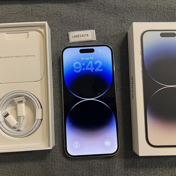 Apple iPhone 14 Pro - Unlocked, Silver, 128 GB, A2650