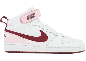 Nike Court Borough Mid 2 White Pink Foam (GS) for sale