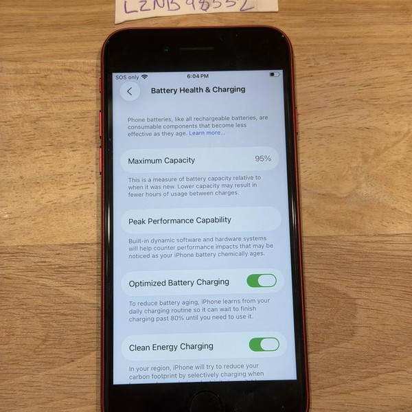 Apple iPhone SE 2nd Gen 2020 - Unlocked, 64 GB, Red, A2275