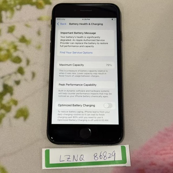 Apple iPhone SE 2nd Gen 2020 - Unlocked, 64 GB, Black, A2275