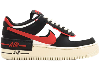 Nike Air Force 1 Low Shadow Summit White University Red Black (Women's) for sale