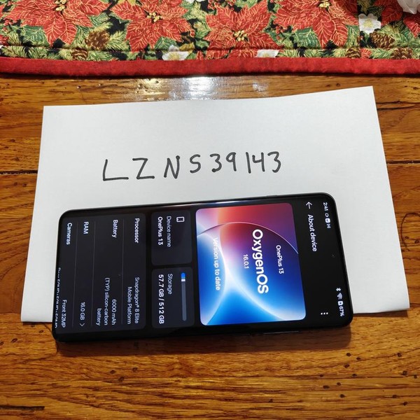 OnePlus 13 - Unlocked, 512 GB, Black Eclipse, 16 GB