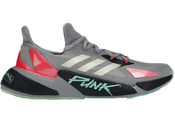 adidas X9000L4 Cyberpunk 2077 Grey Yellow Zest Pink for sale