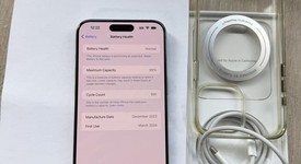 Good
													Apple iPhone 15 Pro Max - Unlocked, White, 256 GB, A2849, photo 1 of 9