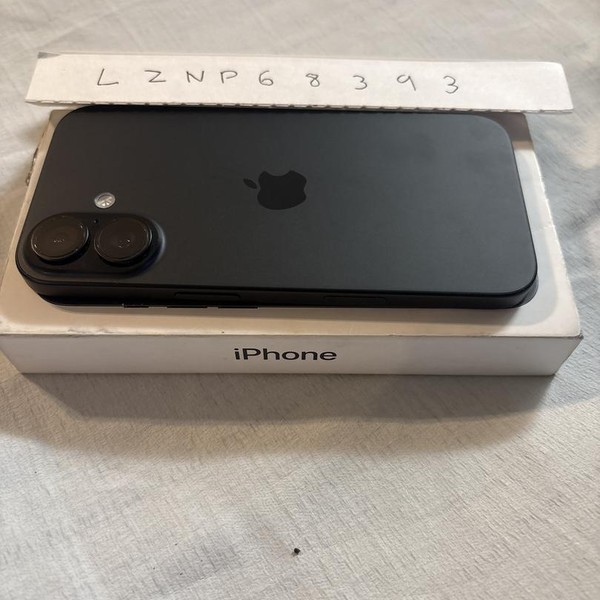 Apple iPhone 16 - Unlocked, 128 GB, Black, A3081