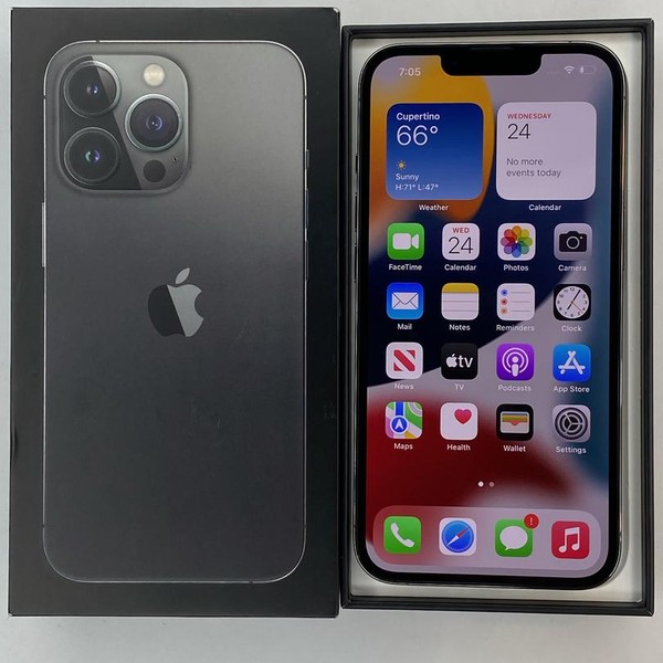 Apple iPhone 13 Pro - Unlocked, 128 GB, Graphite, A2483