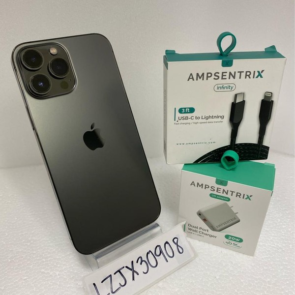 Apple iPhone 13 Pro Max - Cricket, 128 GB, Graphite, A2484