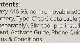 New
													Samsung Galaxy A16 5G - AT&T, Blueblack, 128 GB, 4 GB, photo 2 of 2