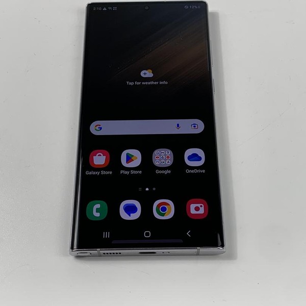 Samsung Galaxy S22 Ultra - US Cellular, 128 GB, White, 12 GB, SM-S908U