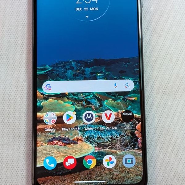 Motorola One 5G - Verizon, 128 GB, Blue, 4 GB, 5G UW