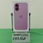 New Apple iPhone 16 - Cricket, 128 GB, Pink, A3081