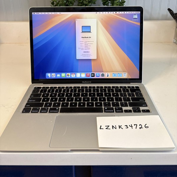 MacBook Air 2020 - 13 inch - 1 TB, Silver, 16 GB, Intel Core i7