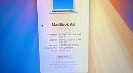 Good
													MacBook Air 2017 - 13" - I5, Silver, 128 GB, 8 GB, photo 3 of 11