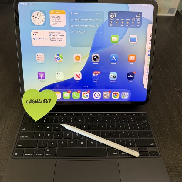 Apple iPad Pro 13 inch (M4) 2024 - Unlocked, 256 GB, Black, 8 GB, A2926, Standard Glass