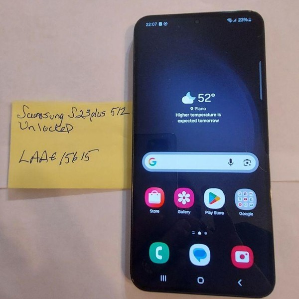 Samsung Galaxy S23 Plus - Unlocked Non-US, 512 GB, Black, 12 GB, SM-S916B/DS