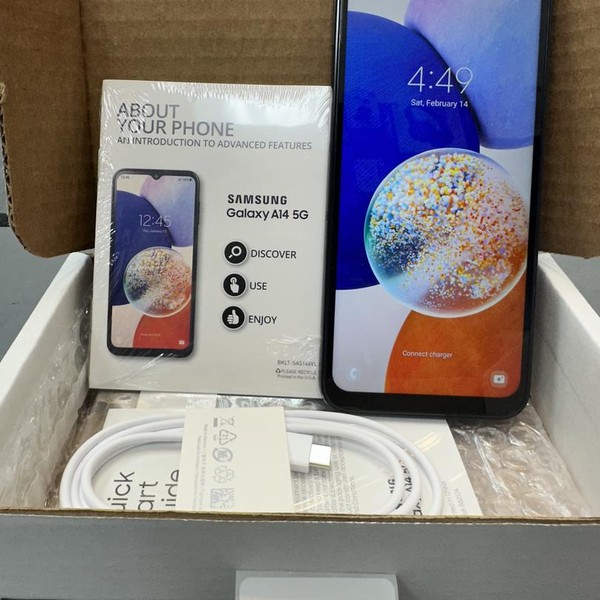 Samsung Galaxy A14 5G - Unlocked, 64 GB, Black, 4 GB