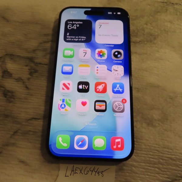 Apple iPhone 15 Pro - Unlocked, 128 GB, Black, A2848