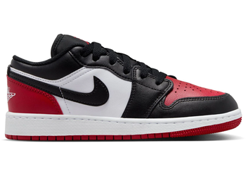 Jordan 1 Low Bred Toe 2.0 (GS) for sale
