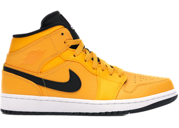 Jordan 1 Mid University Gold Black for sale