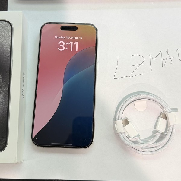 Apple iPhone 15 Pro - Unlocked, 256 GB, White, A2848