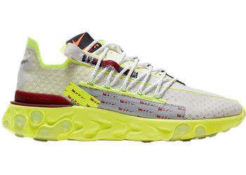 Nike React Runner ISPA Platinum Tint Volt Glow Team Red for sale